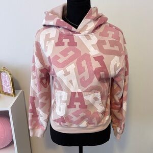 Gap Kids Pink & Cream Hoodie